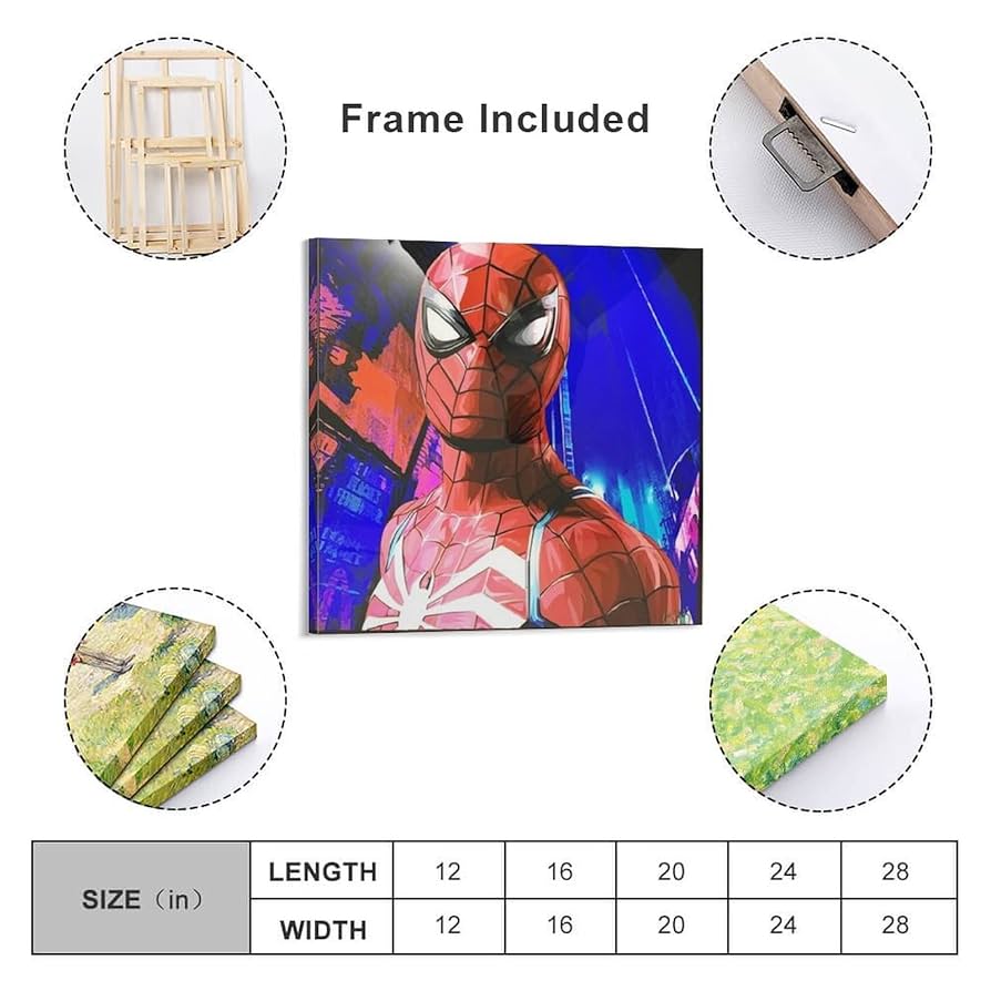 スパイダーマン　グッズ　アートパネル　約52センチ✕約52センチ スパイダーマン グッズ アートパネル 約52センチ✕約52センチ